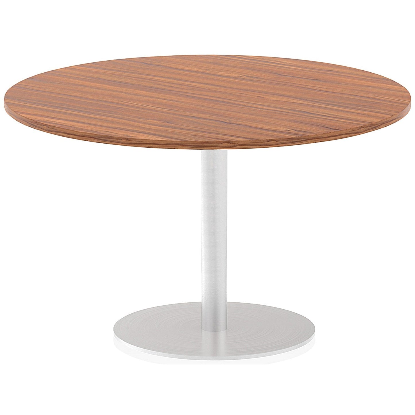 Italia Poseur Circular Table, 1200mm Diameter, Walnut