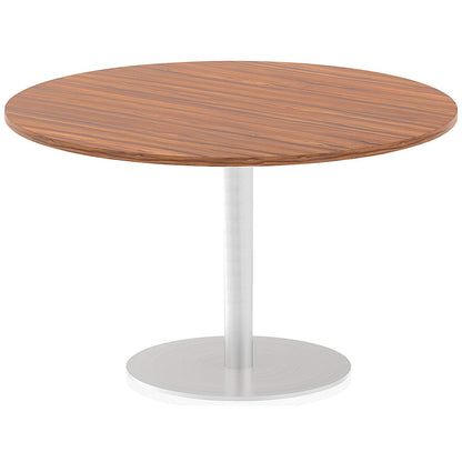 Italia Poseur Circular Table, 1200mm Diameter, Walnut