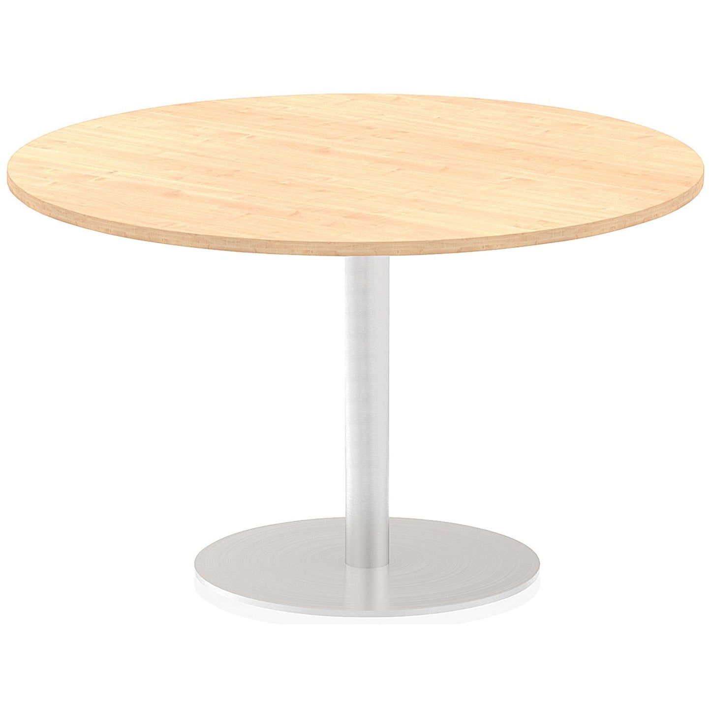 Italia Poseur Circular Table, 1200mm Diameter, Maple