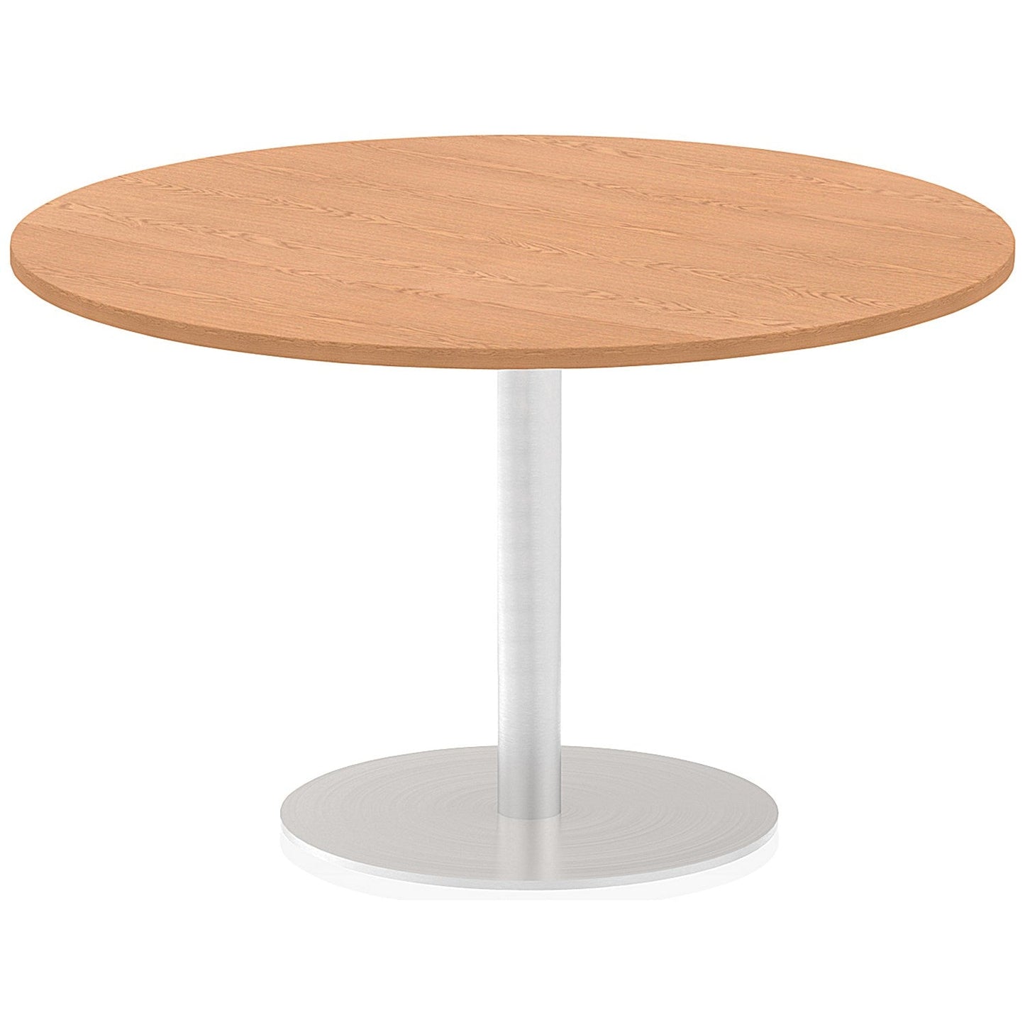 Italia Poseur Circular Table, 1200mm Diameter, Oak