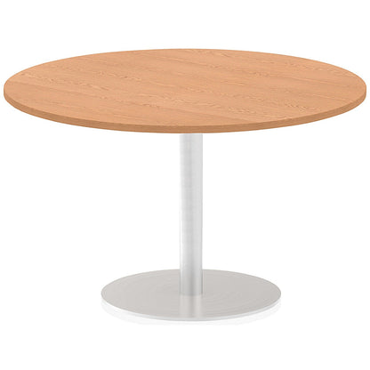 Italia Poseur Circular Table, 1200mm Diameter, Oak