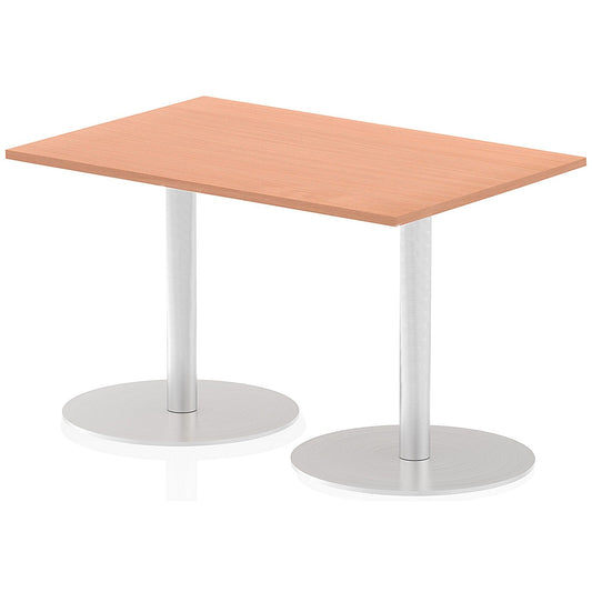 Italia Poseur Rectangle Table 1200mm Wide, 800mm Deep, Beech