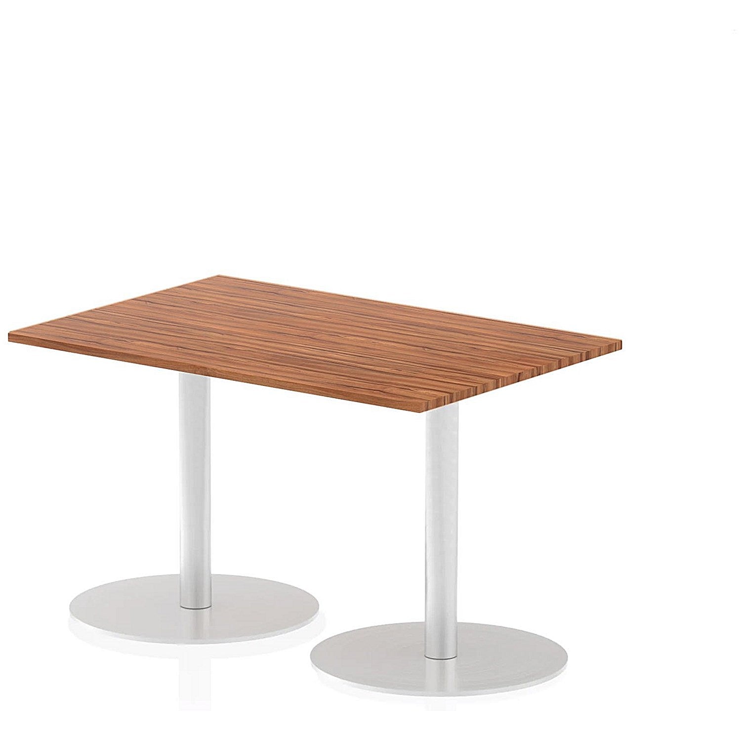 Italia Poseur Rectangle Table 1200mm Wide, 800mm Deep, Walnut Easy2Order : ITL0251