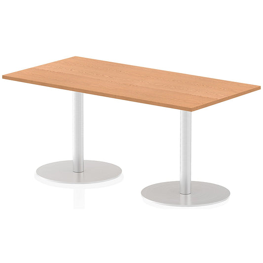 Italia Poseur Rectangle Table 1600mm Wide, 800mm Deep, Oak