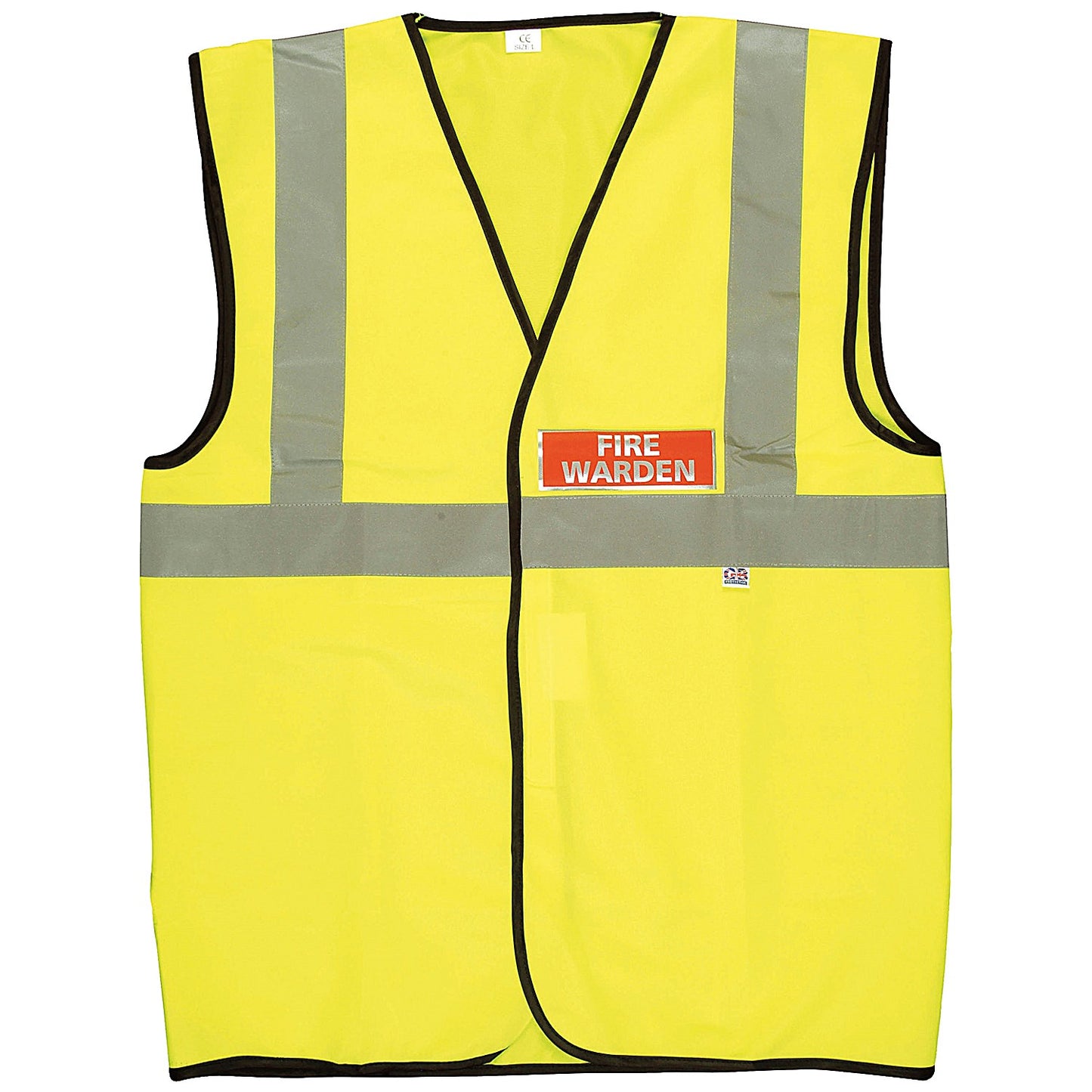 Fire Warden High Visibility Vest, Yellow, XL