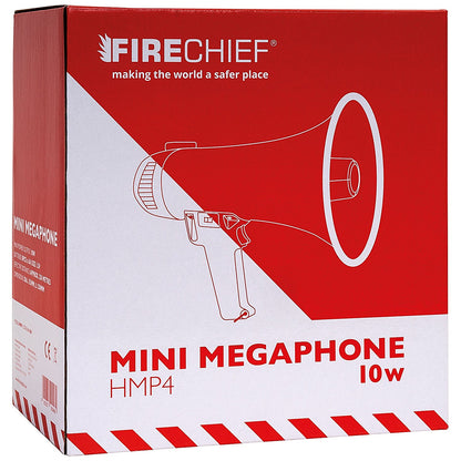 Firechief Mini Megaphone, 10W with LED Power Indicator Easy2Order : IVG90048
