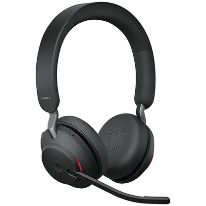 Jabra Evolve2 65 380A MS Stereo Headset Black Including Charging Stand 26599-999-989