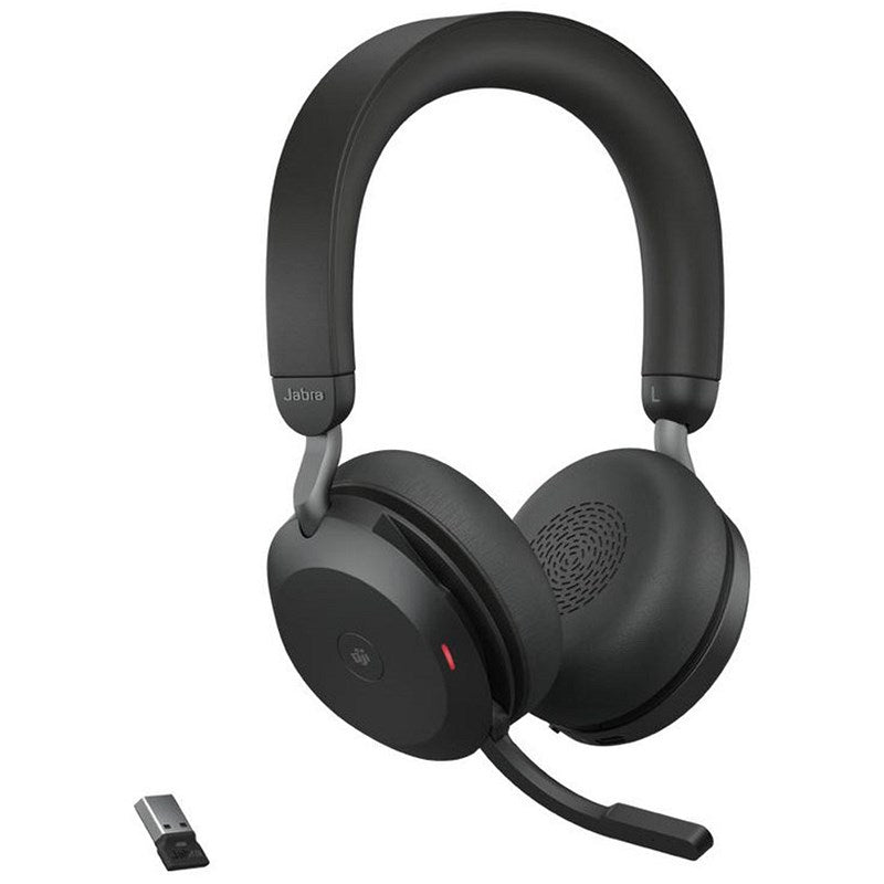 Jabra Evolve2 75 USB-C Headset with Charging Stand Microsoft Teams Versions Black 27599-999-889