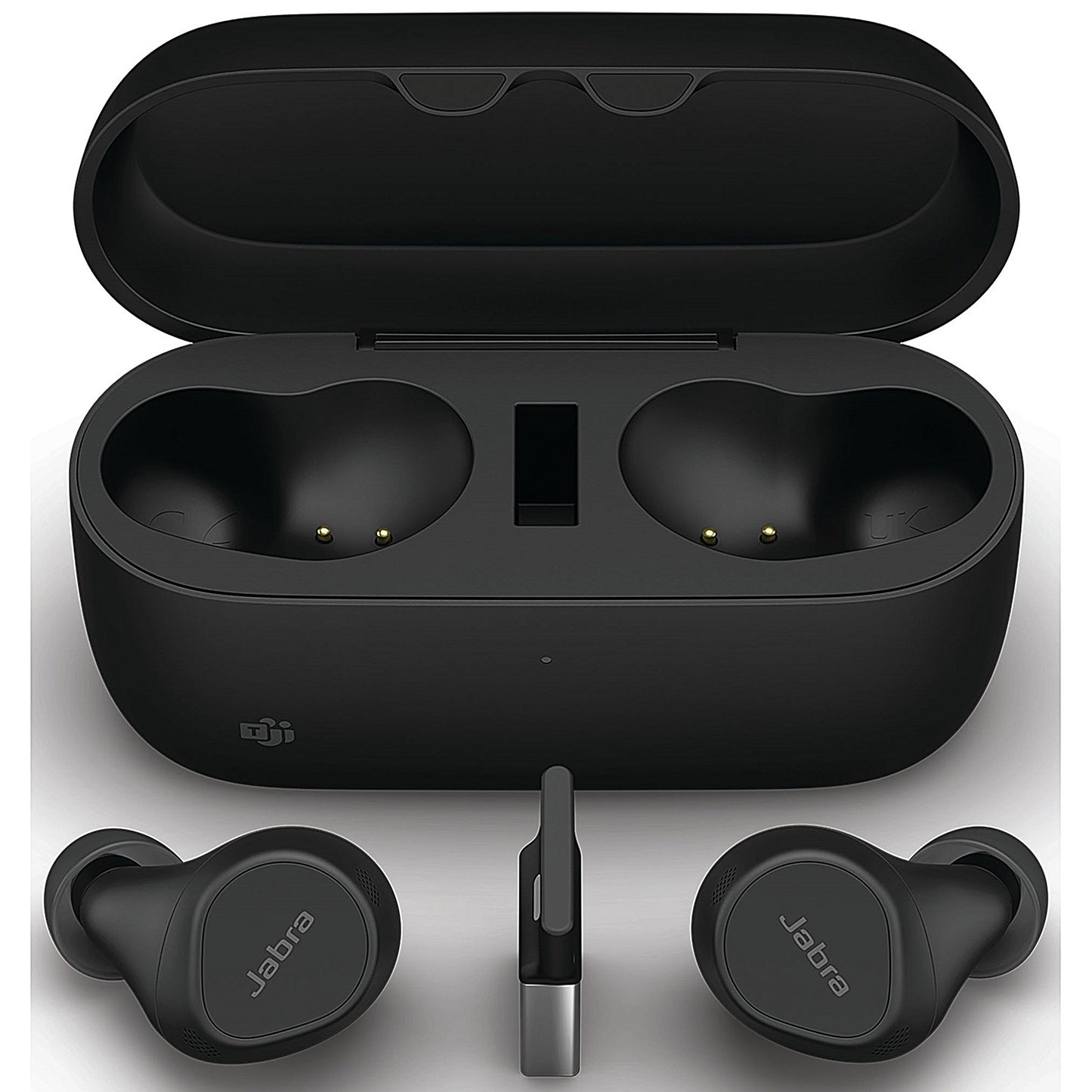 Jabra Evolve2 Wireless Bluetooth Ear Buds, USB-A, MS with Wireless Charging Pad