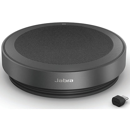 Jabra Speak2 75 Wireless Speakerphone, Bluetooth, USB-C USB-A, Jabra Link 380c Adapter, MS Teams