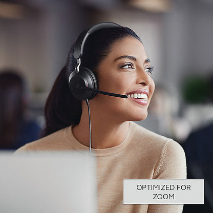 Jabra Evolve2 40 SE Stereo Wired Headset, USB-A, MS Teams Certified