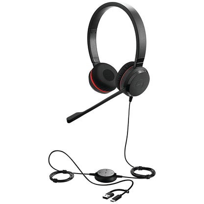 Jabra Evolve 30 II USB C/AUC Stereo Headset 5399-829-369