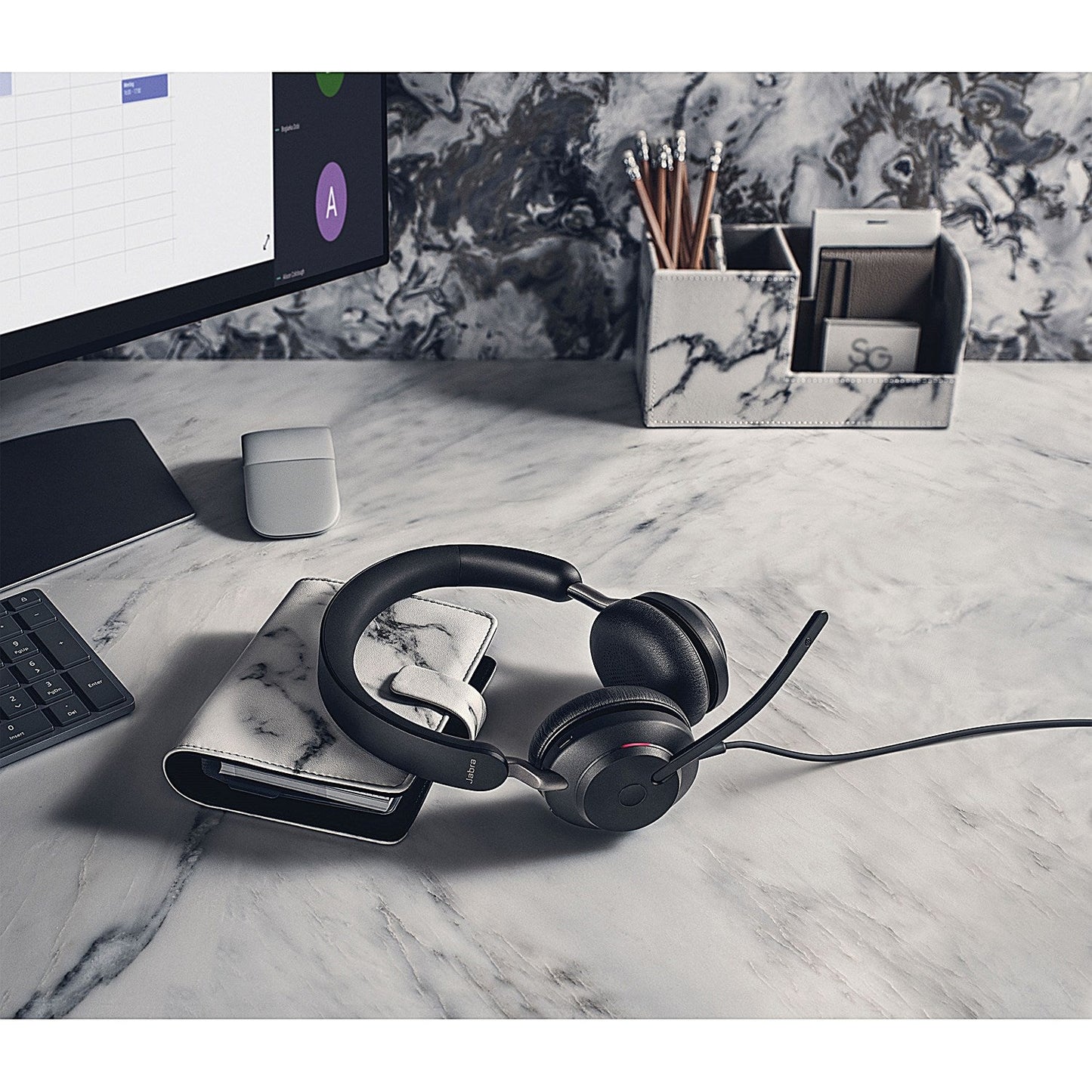 Jabra Evolve2 40 SE USB-C/A MS Stereo Headset 24189-999-799 Easy2Order : JAB03455