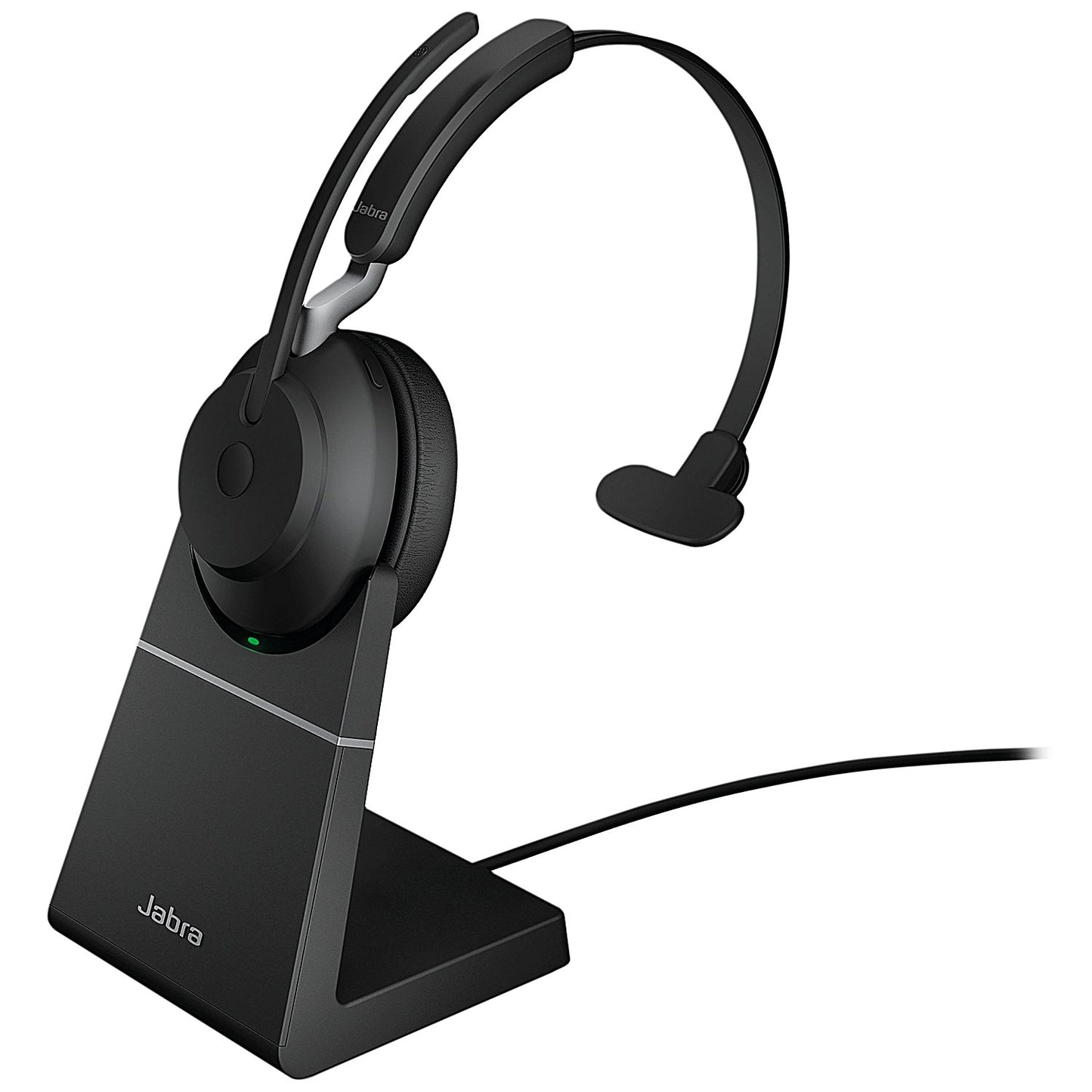 Jabra Evolve2 65 Mono Headset USB-A with Charging Stand Unified Communication Black 26599-889-989989