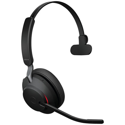 Jabra Evolve2 65 Mono Headset USB-A with Charging Stand Unified Communication Black 26599-889-989989