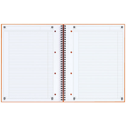 Oxford Wirebound Classic Notebook, A4, Ruled & Perforated, 160 Pages, Multicoloured