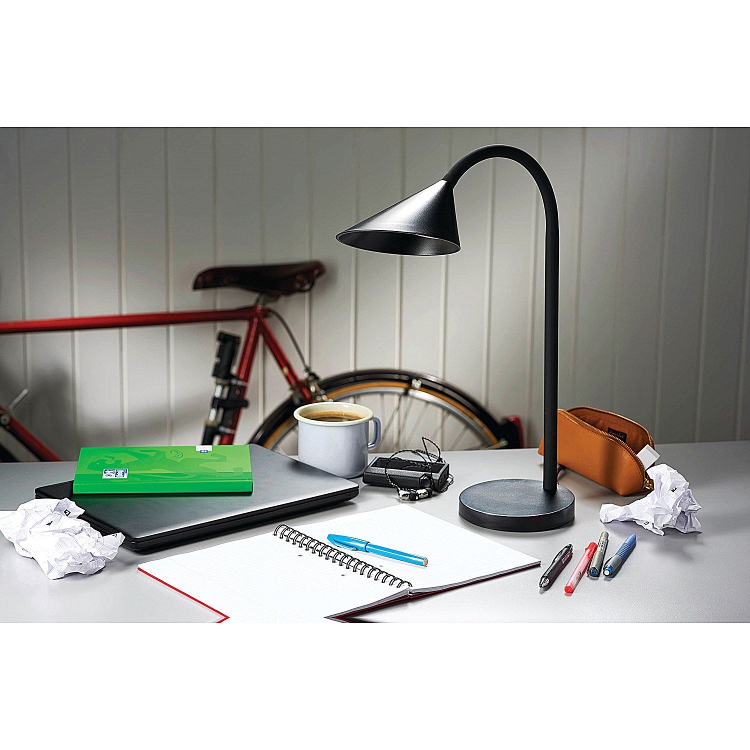 Unilux Sol Flexible LED Desk Lamp 4 Watt Black Easy2Order : JD01372