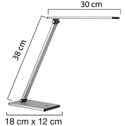 Unilux Terra Desk Lamp LED 5 Watt Silver