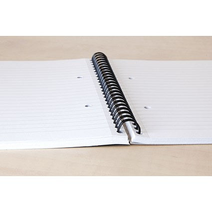 Cambridge Recycled Wirebound Notebook, A5, Ruled, 100 Pages, Pack of 5