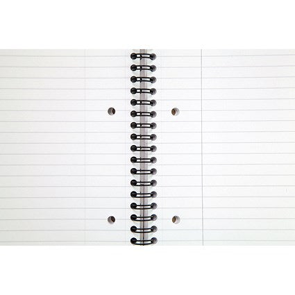 Cambridge Recycled Wirebound Notebook, A5, Ruled, 100 Pages, Pack of 5