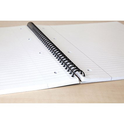 Cambridge Recycled Wirebound Notebook, Ruled, A4, 100 Pages, Pack of 5