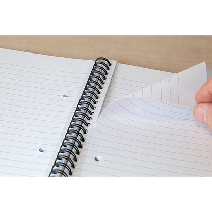 Oxford MyNotes Wirebound Notebook, A5, 100 Pages, Blue, Pack of 5