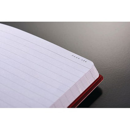 Black n' Red Soft Cover Business Journal, A5, Numbered Pages, 144 Pages