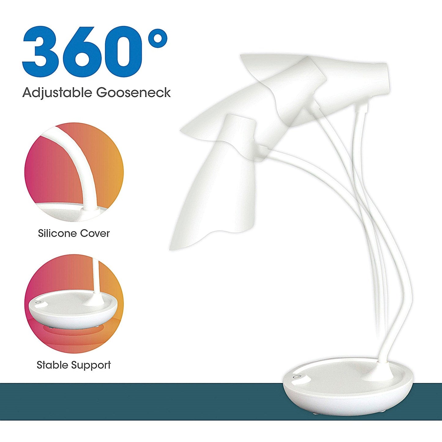 Unilux Ukky LED Desk Lamp White