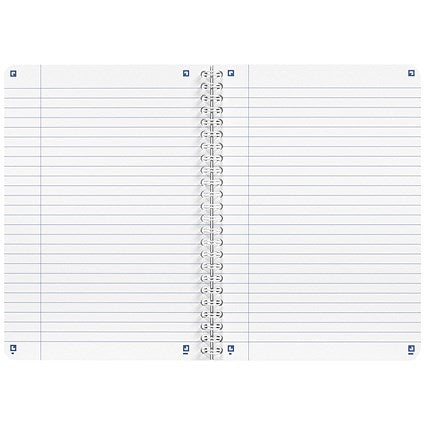 Oxford Touareg Wirebound Notebook, A5, Ruled, 180 Pages, Pack of 5