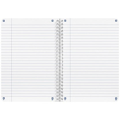 Oxford Touareg Wirebound Notebook, A5, Ruled, 180 Pages, Pack of 5