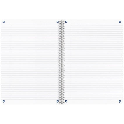 Oxford Touareg Wirebound Notebook, A4, Ruled, 180 Pages, Pack of 5