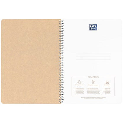 Oxford Touareg Wirebound Notebook, A4, Ruled, 180 Pages, Pack of 5
