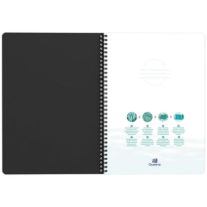 Oxford Oceanis Wirebound Notebook, A4, Ruled with Margin, 180 Pages, Assorted, Pack of 5