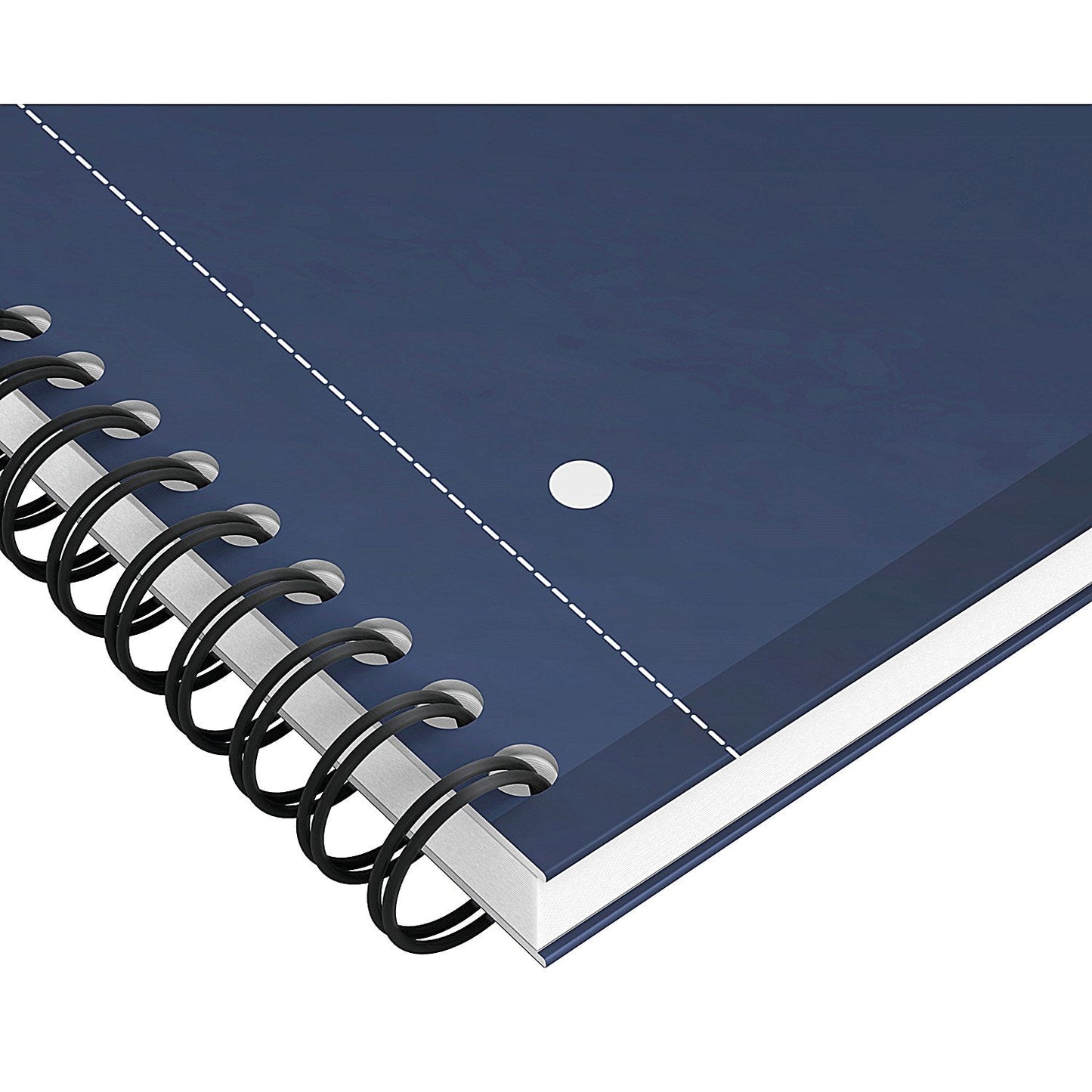 Oxford Hardback Twin Wire Notebook, A4+, Ruled, 160 Pages, Blue