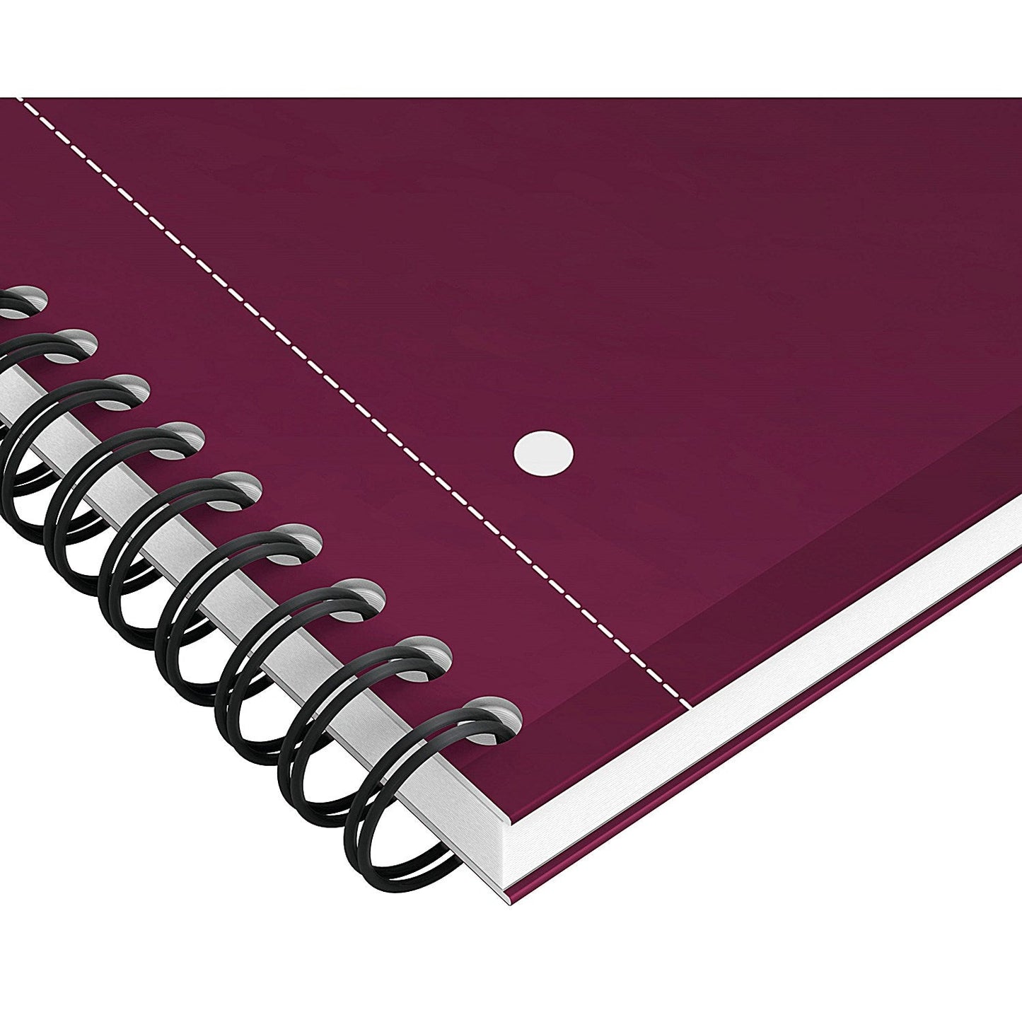 Oxford Hardback Twin Wire Notebook, A4+, Ruled, 160 Pages, Red