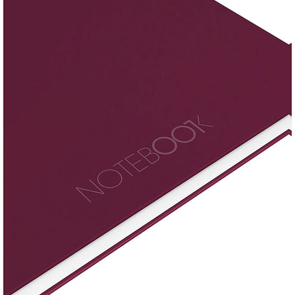 Oxford Hardback Twin Wire Notebook, A4+, Ruled, 160 Pages, Red