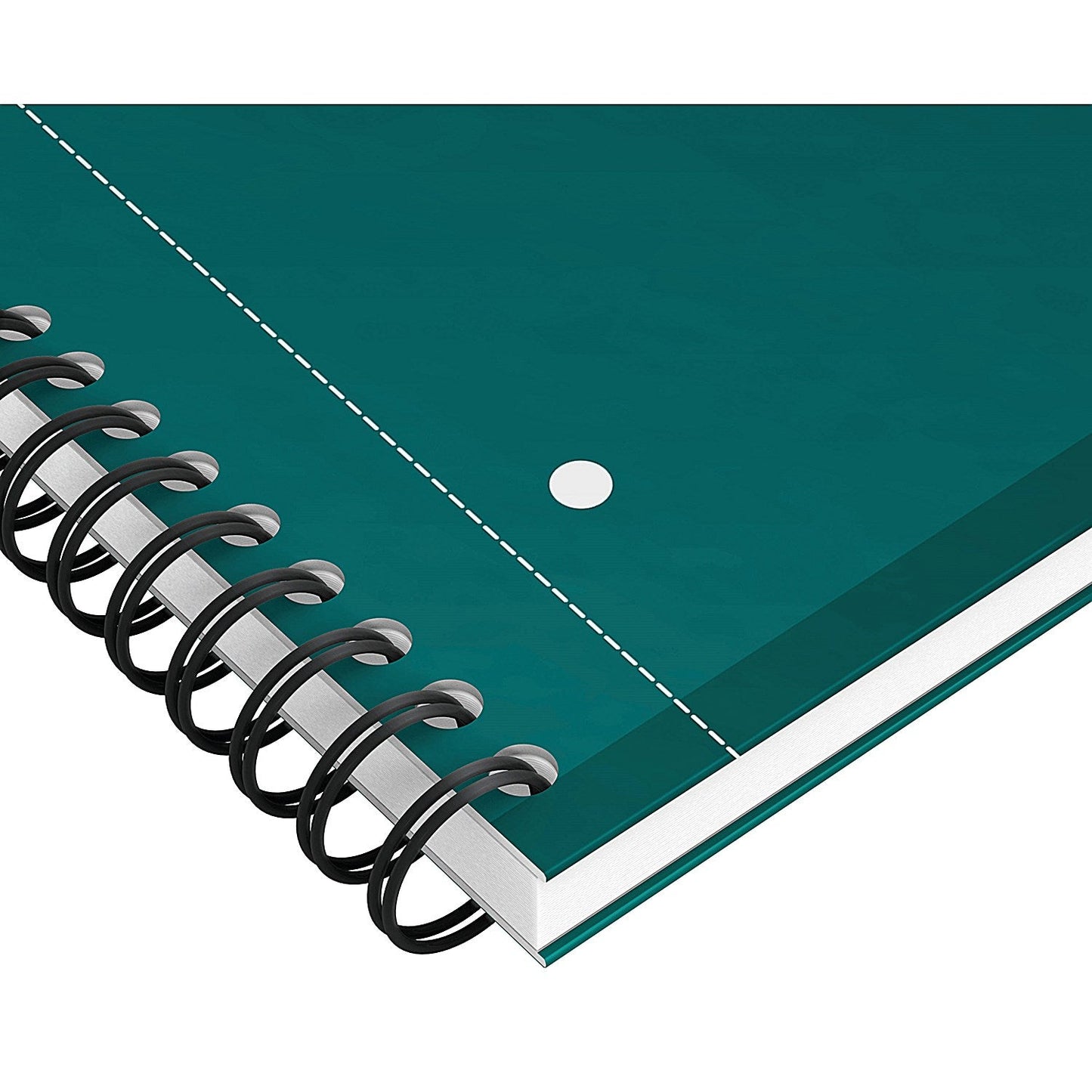 Oxford Hardback Twin Wire Notebook, A4+, Ruled, 160 Pages, Green