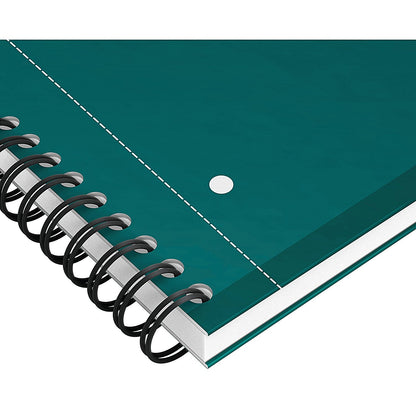 Oxford Hardback Twin Wire Notebook, A4+, Ruled, 160 Pages, Green