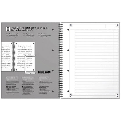Oxford Hardback Twin Wire Notebook, A4+, Ruled, 160 Pages, Green