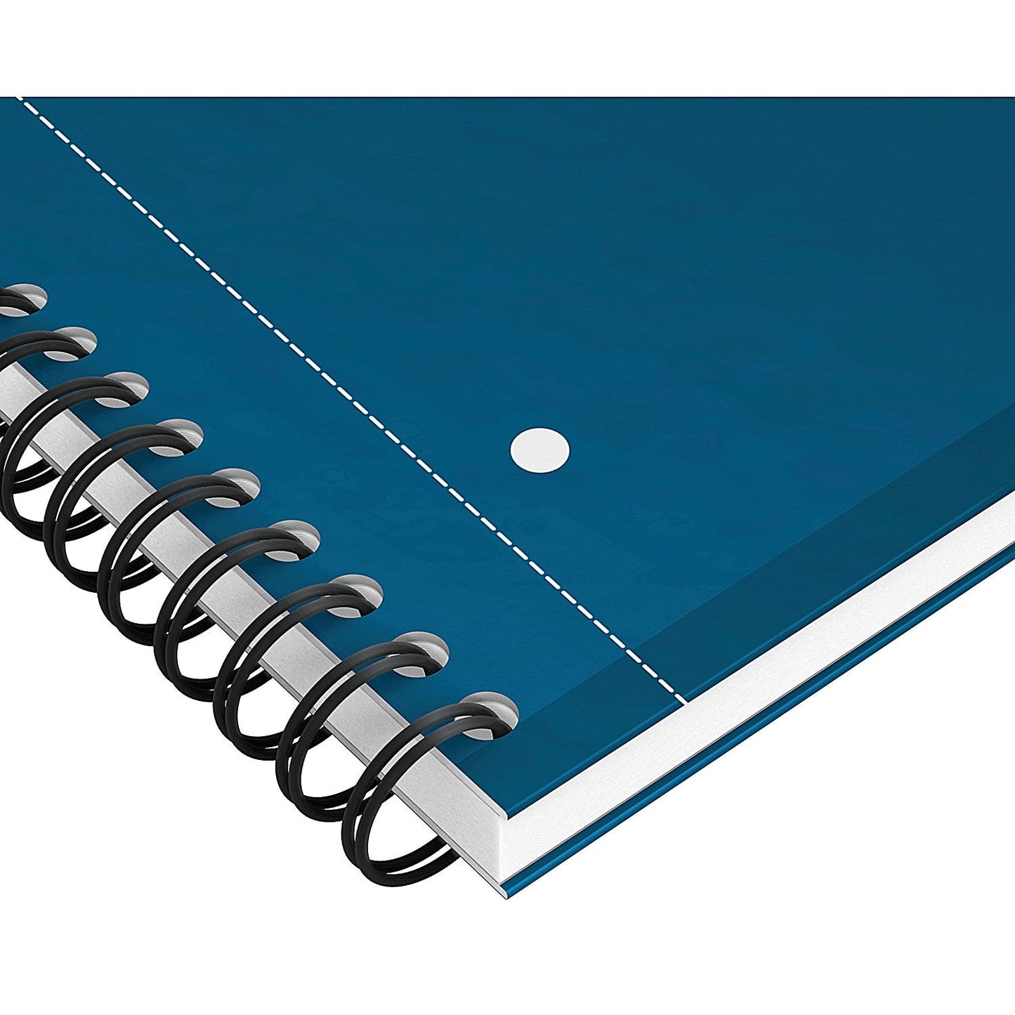 Oxford Hardback Twin Wire Notebook, A4+, Ruled, 160 Pages, Petrol Blue