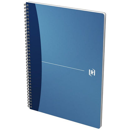 Oxford Metallics Wirebound Notebook, A4, Ruled, 180 Pages, Random Colour, Pack of 5