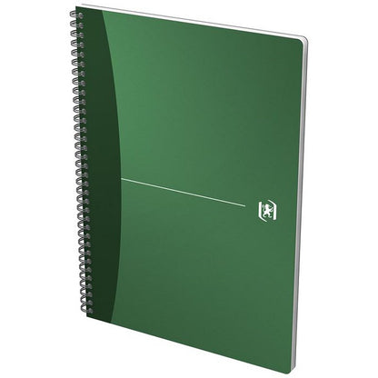 Oxford Metallics Wirebound Notebook, A4, Ruled, 180 Pages, Random Colour, Pack of 5