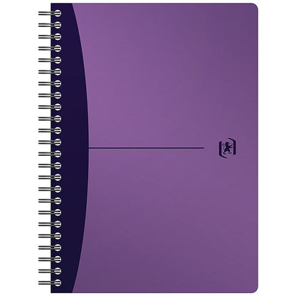 Oxford Metallics Wirebound Notebook, A5, Ruled, 180 Pages, Random Colour, Pack of 5