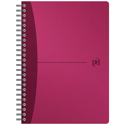 Oxford Metallics Wirebound Notebook, A5, Ruled, 180 Pages, Random Colour, Pack of 5
