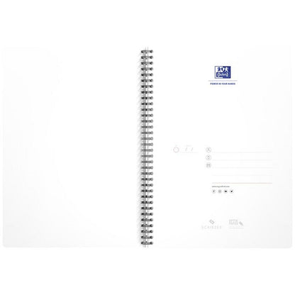 Oxford Office Soft Cover Wirebound Notebook, A4, 180 Pages, Random Colour, Pack of 5