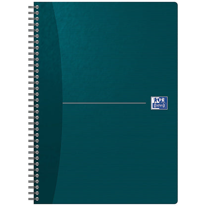 Oxford Office Soft Cover Wirebound Notebook, A4, 180 Pages, Random Colour, Pack of 5