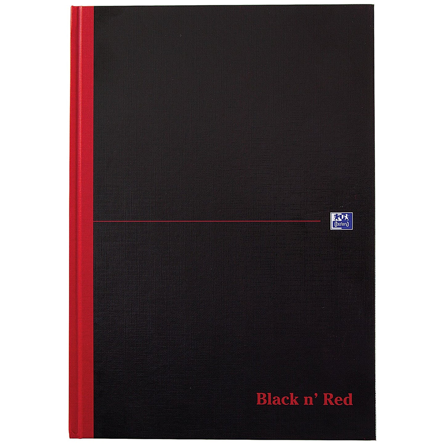 Black n' Red Casebound Notebook, A4, Smart Ruled, 90gsm, 96 Pages