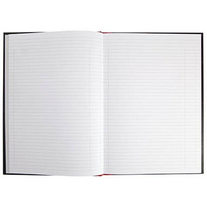 Black n' Red Casebound Notebook, A4, Smart Ruled, 90gsm, 96 Pages