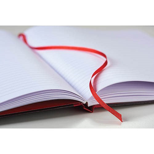 Black n' Red Casebound Notebook, A4, Smart Ruled, 90gsm, 96 Pages