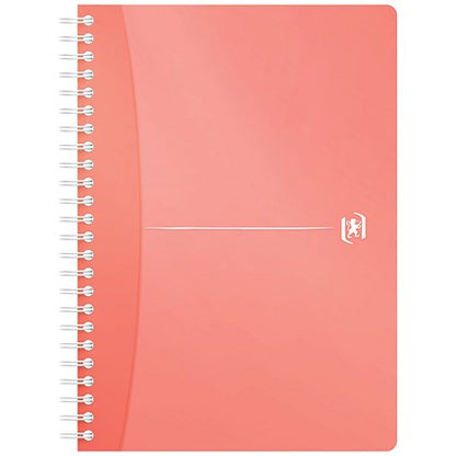 Oxford Office Wirebound Notebook, A5, 180 Pages, Random Bright Colour, Pack of 5